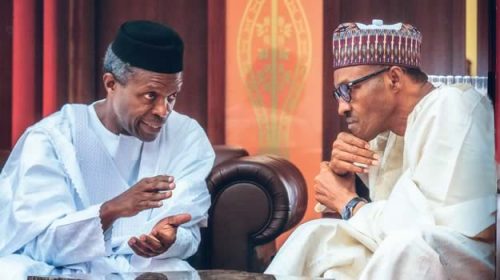 Image result for buhari and osinbajo