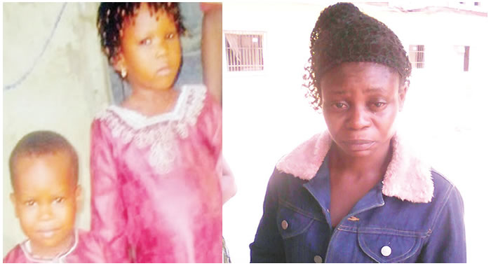 Image result for Lagos hairdresser attempts suicide thrice over abducted children…husband accuses police of frustrating family