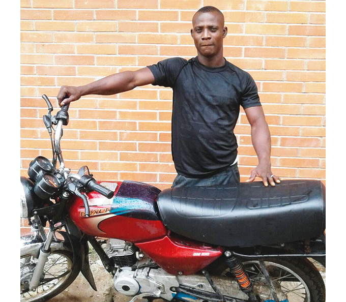 Image result for Lagos task force official steals impounded motorcycle