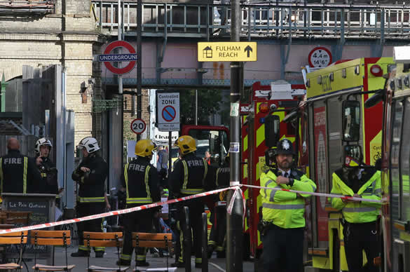 Image result for Manhunt Underway After London Underground Bomb Attack