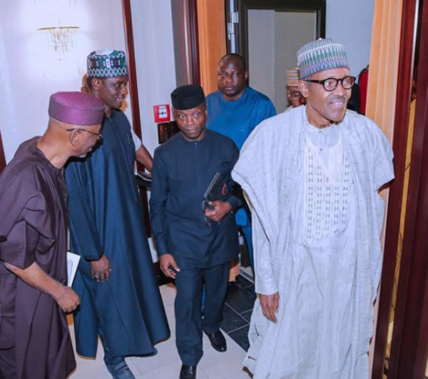 PHOTOS: Buhari presides over APC national caucus meeting